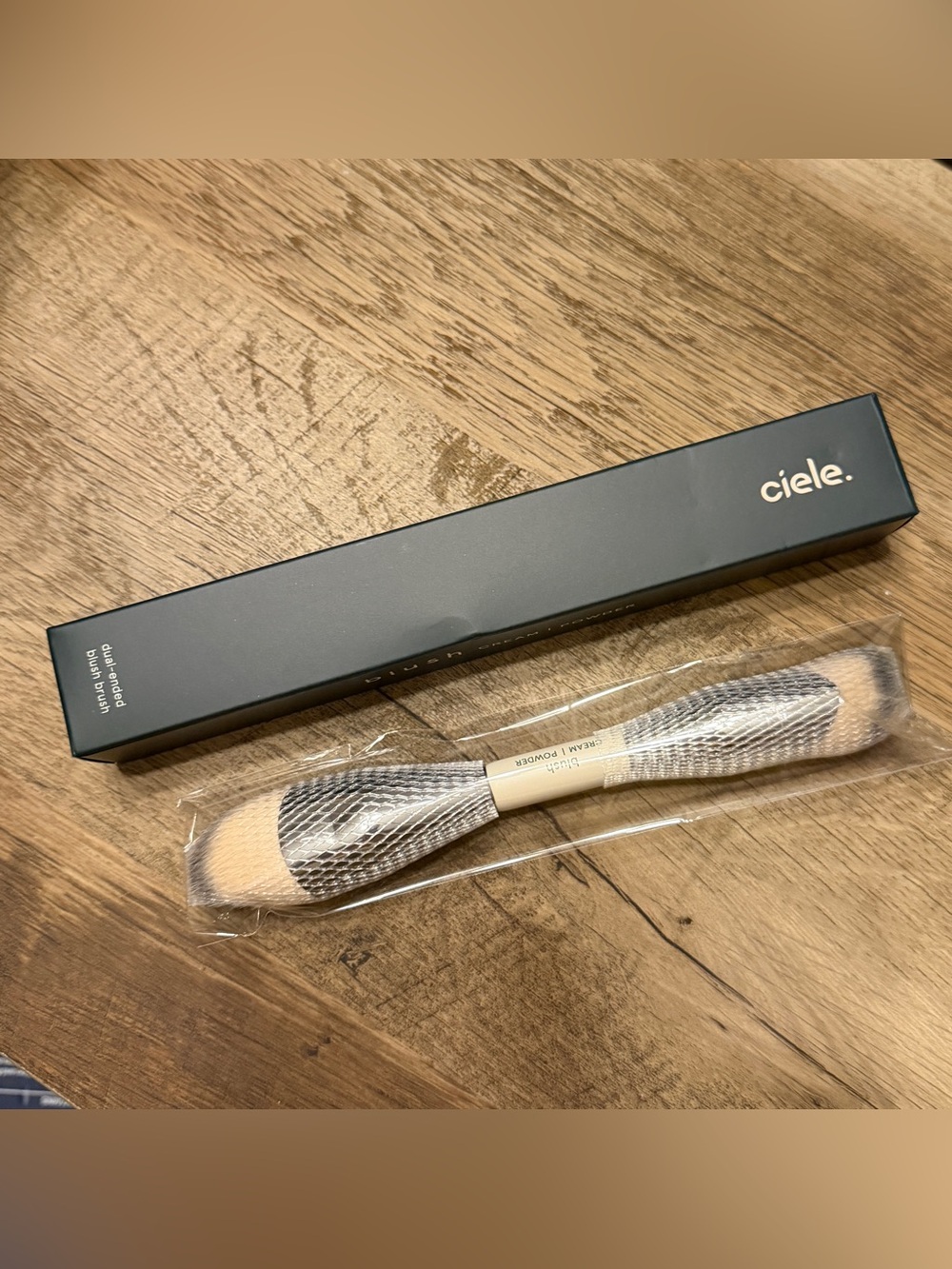 NWT Ciele Blush Brush Dual Ended Powder Cream